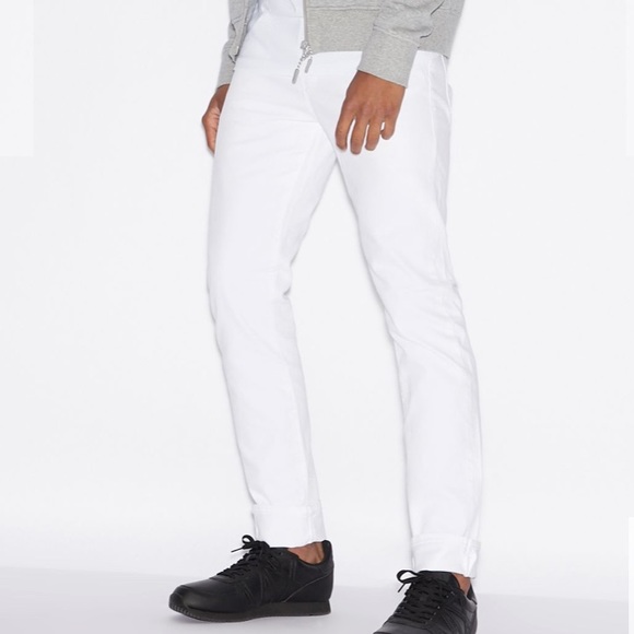 Size31x32 Armani Exchange White J13 SLIM-FIT JEANS - Picture 4 of 7